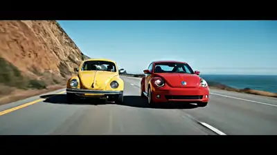 VW Vochito vs New Beetle Highway Race