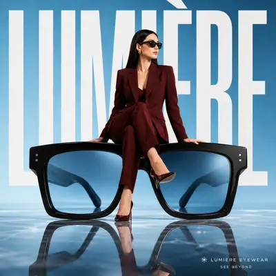 Cinematic Luxury Eyewear Advertisement Poster
