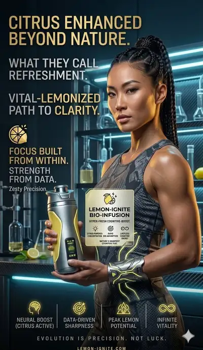 Futuristic Lemon Bio-Infusion Ad
