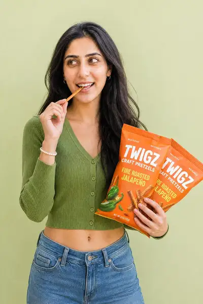 UGC-style snack product ad photo prompt