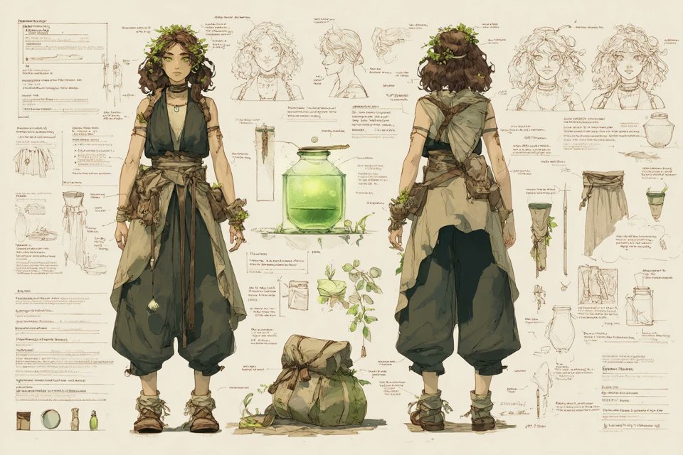 Character Concept Sheet Template