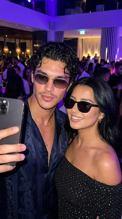Ultra-Photorealistic Romantic Couple Night Event Selfie Photo