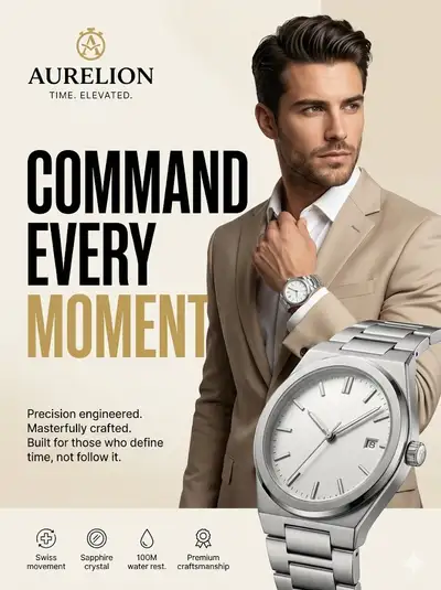 Luxury Watch Advertisement Prompt