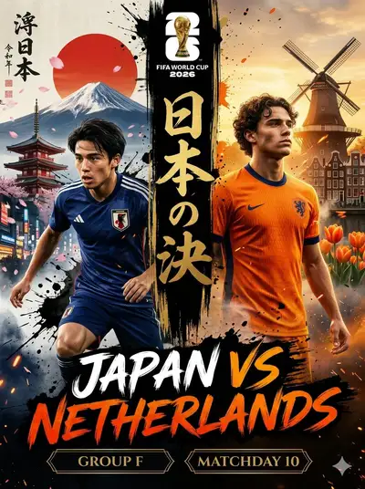 FIFA World Cup 2026 Brazil vs Germany Poster