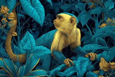 Bioluminescent Jungle Odyssey