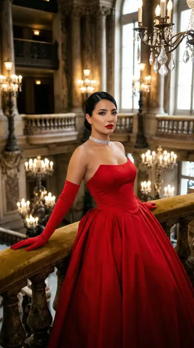 Paris Opera Couture Editorial Image Prompt