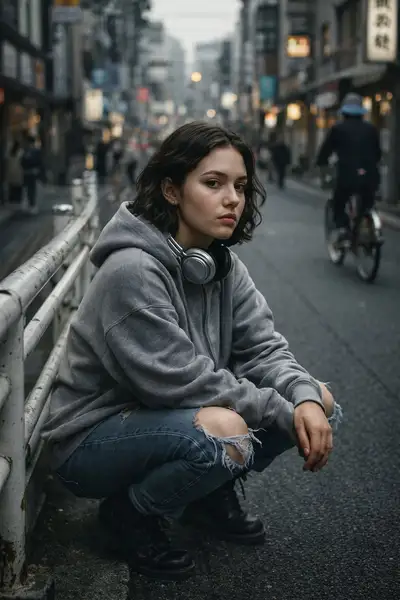 Retrato Callejero Cinematográfico en Japón