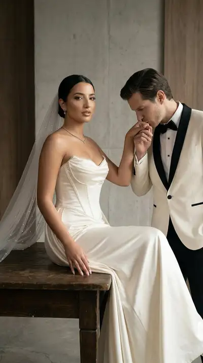 High-Fashion Bridal Editorial Image Prompt