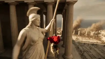 The Last Ascent: Cinematic Web-Swinging Action Sequence