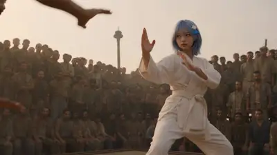 Capoeira vs. Kung Fu Fight Scene