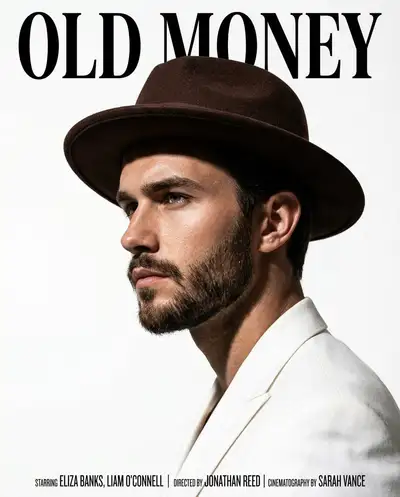 Old Money Editorial Magazine Cover Portrait