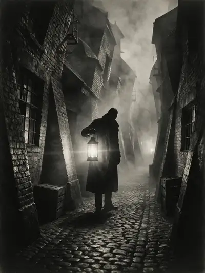 Four vintage art-style prompts: botanical, airbrush, brutalist, noir