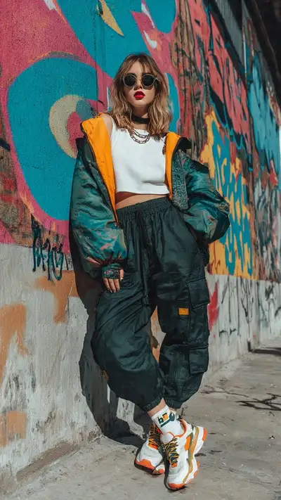 Portrait de Style Urbain de Rue
