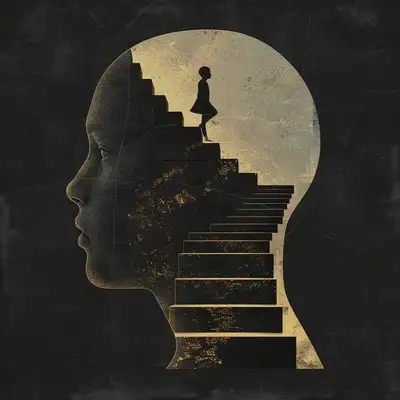 Gradient Head Surreal Art Prompt