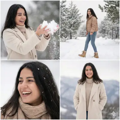 Winter Collage Photo Prompt
