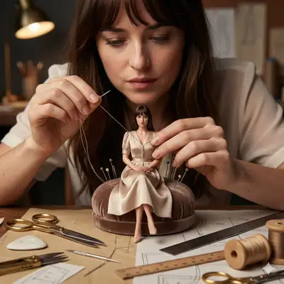 シネマティックなミニチュアファッションスタジオシーン・ジェネレーター