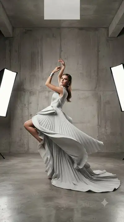 Sculptural High-Fashion Editorial