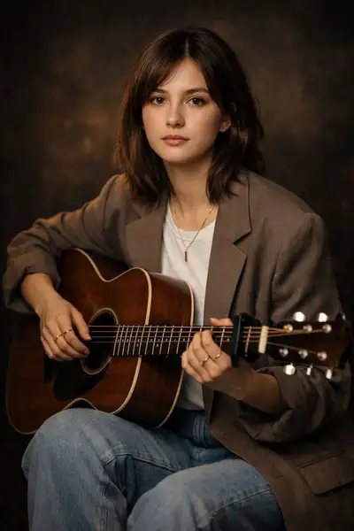Cinematic Acoustic Guitar Portrait