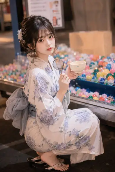 Summer Festival Yukata Photo Prompt
