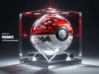 Crystal Cube 3D Laser Art Prompt