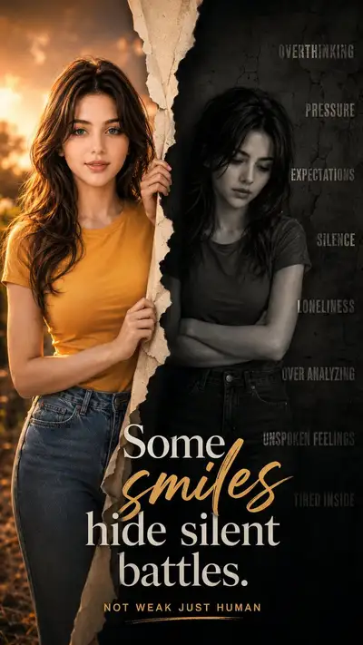 Cinematic Emotional Split-Personality Poster Prompt