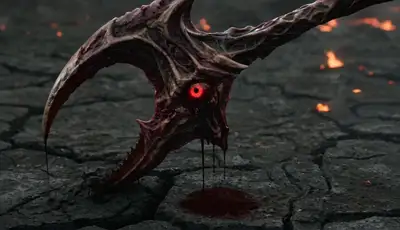 Biomechanical Scythe Demon Transformation Cinematic