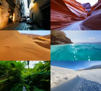 Ultra-Fast First-Person POV Hyper-Lapse Transition
