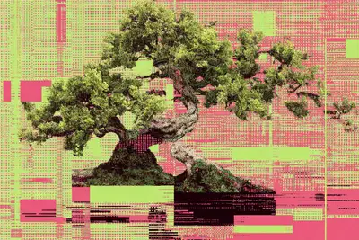 Quantum Data Corruption Art Prompt