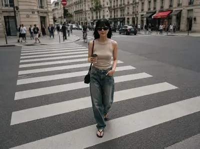 High-angle zebra crossing street portrait