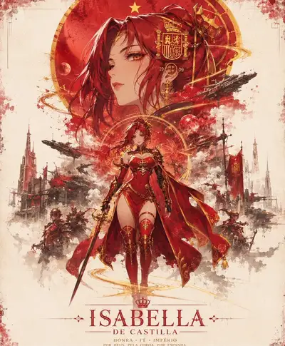 Affiche de héros anime générée à partir d'un logo de marque