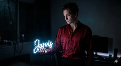 Glowing Name Portrait