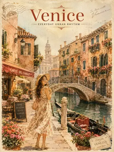 Cinque Terre Coastal Poster