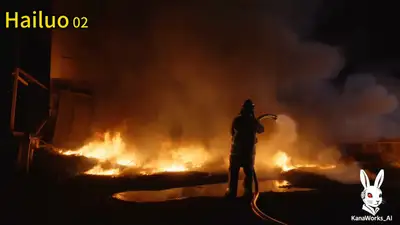 Fire and Water Rescue Scene Prompt