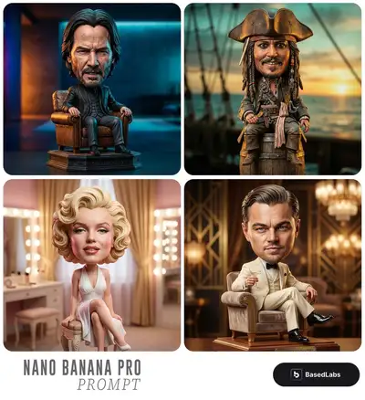 Caricature Bobblehead Collectible Figurine Portrait