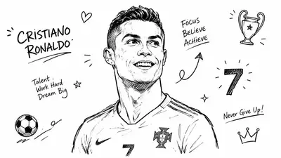 Prompt de ilustración simple de garabatos dibujados a mano