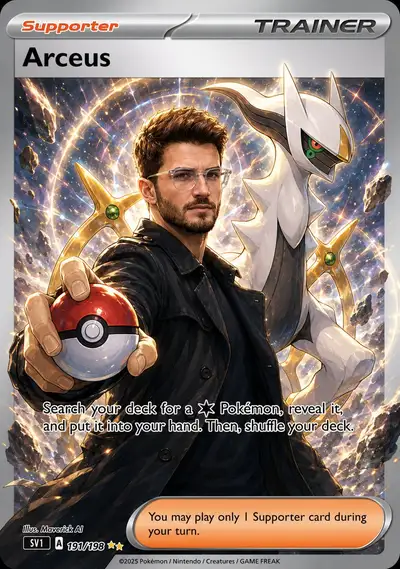 Pokemon TCG Trainer Card Illustration