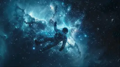 Astronaut in Space Cosmic Photo Prompt