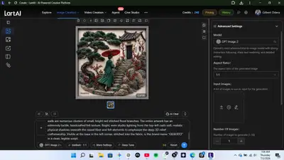 Universal Plug-in Prompt for 3D Embroidery Textile Art