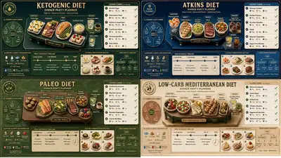 Equation-style infographic template for a diet dinner party