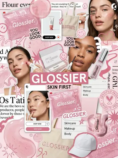 Bold editorial brand moodboard collage generator