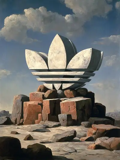 Adidas Originals Abstract Painting Prompt