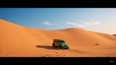 Sand Giant Rescues Stuck Jeep
