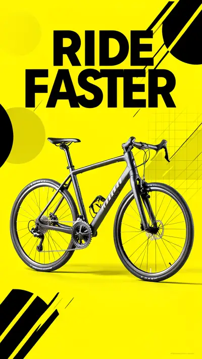 Premium Fitness Advertising Poster