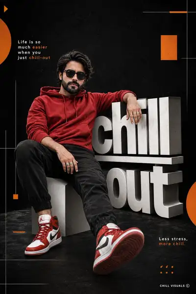 Cinematic Chill-out Poster Portrait