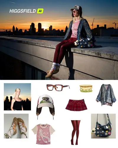 Cinematic Fashion Editorial at Golden Hour