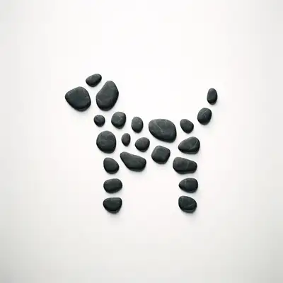 Abstract Elegant Stone Outline