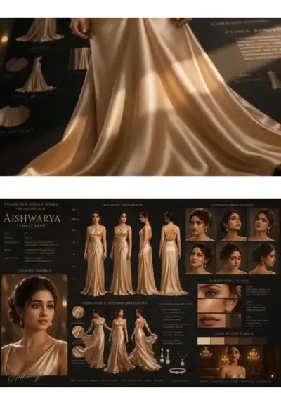 Cinematic Luxury Fashion Film from Character Design Board
