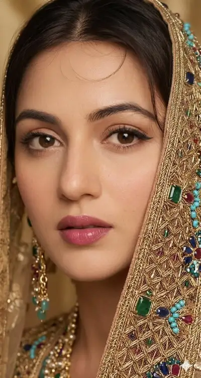 Traditional South Asian Bridal Portrait