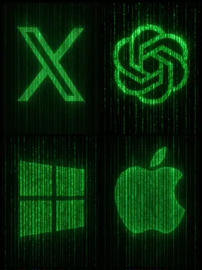 Matrix-Style Digital Code Transformation Prompt