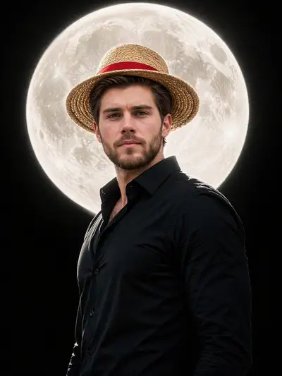 Ultra-Photorealistic Moonlit Portrait Prompt